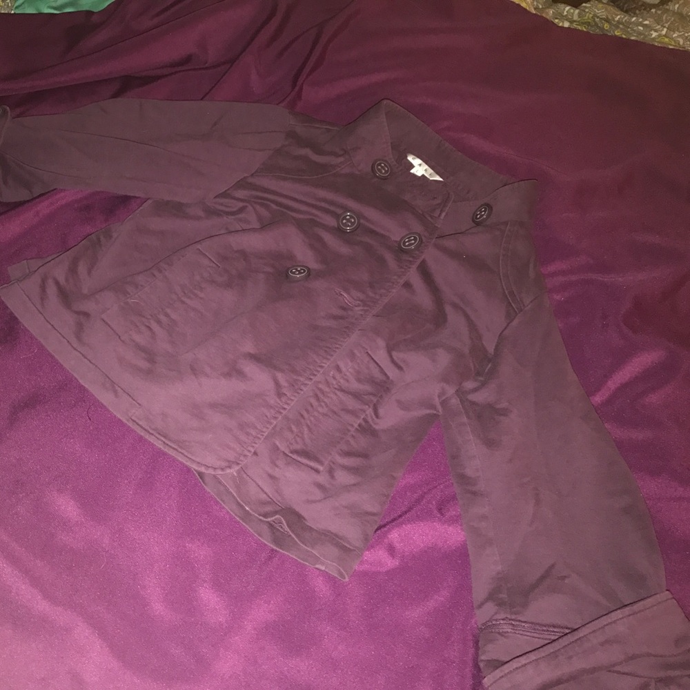 CaBI Wine color swing jacket