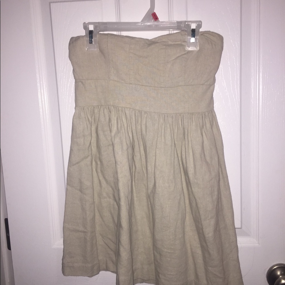strapless dress