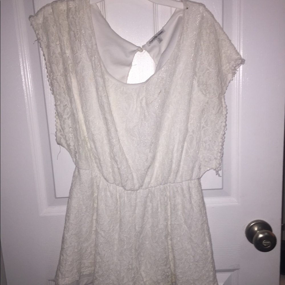 white romper