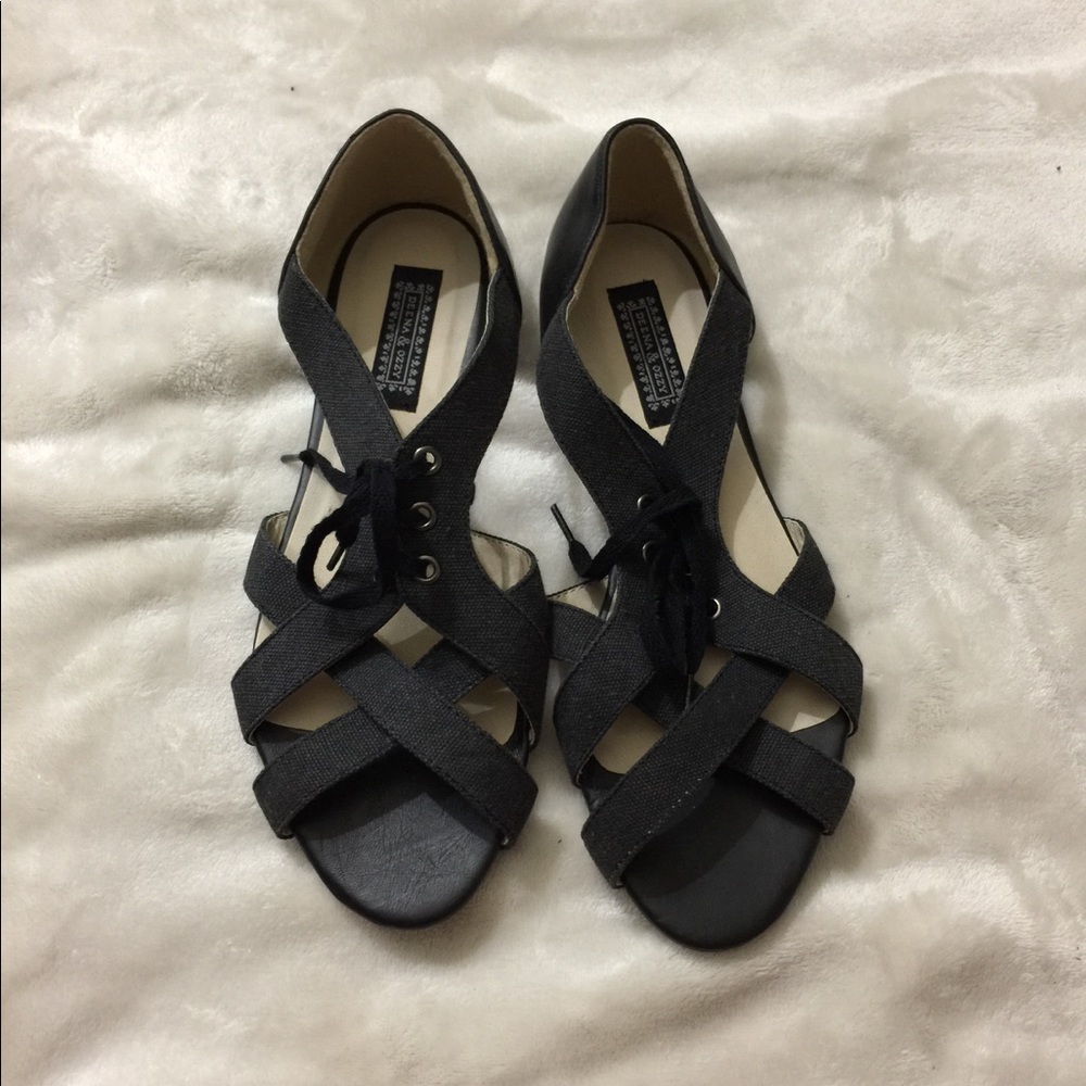 Deena and Ozzy lace up flats