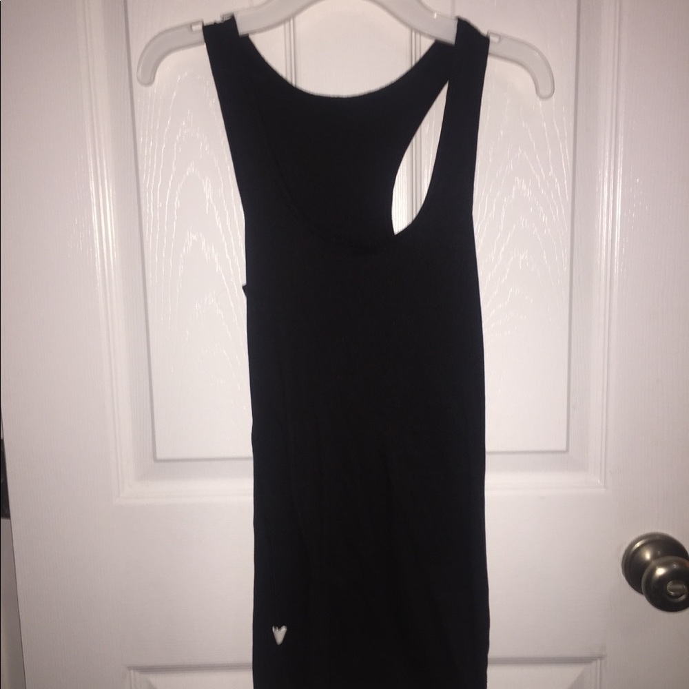 black & grey tank tops