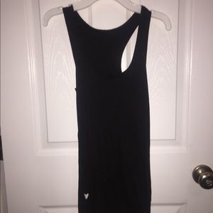 black & grey tank tops