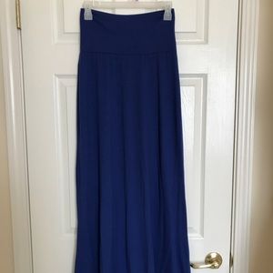 Blue Maxi Skirt