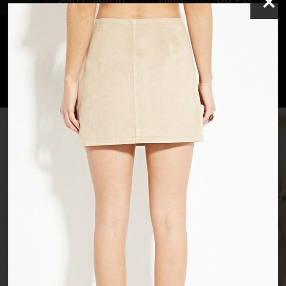 Faux Suede Mini Skirt - Picture 5 of 5