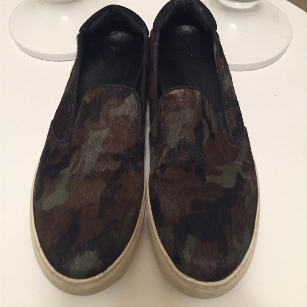 Camo Mohair Slip in Sneakers - Picture 3 of 6