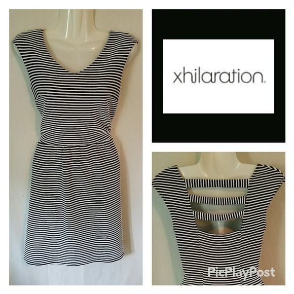 Xhilaration Dresses & Skirts - 🔴5 for $25 Xhilaration Striped Ladder Back Dress