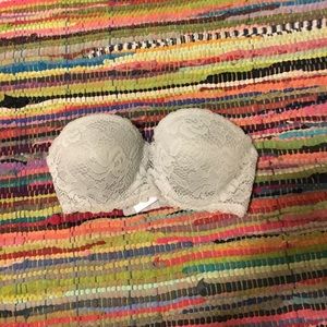 34 C strapless lace bra NEVER WORN