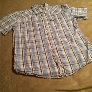 Kirra brand plaid button up shirt