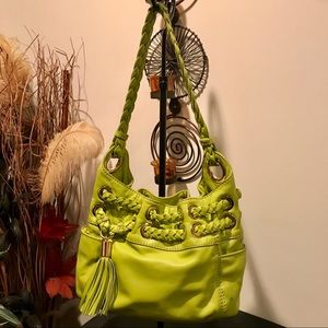 Michael Kors Hard-To-Find Lime Green Leather Bag