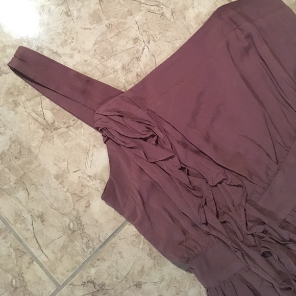 LAST CALL One Shoulder Ruffle Dress with Pockets - Picture 5 of 8