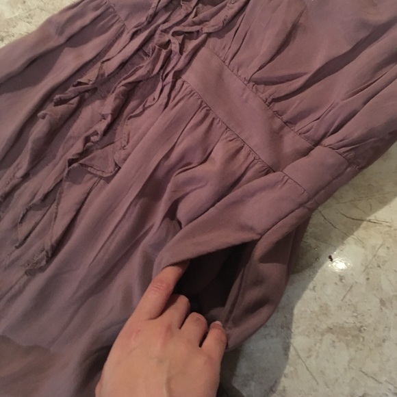 LAST CALL One Shoulder Ruffle Dress with Pockets - Picture 8 of 8