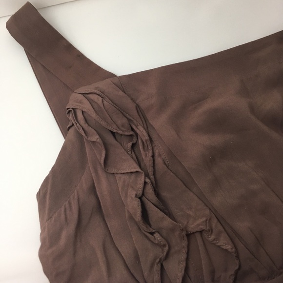 LAST CALL One Shoulder Ruffle Dress with Pockets - Picture 2 of 8