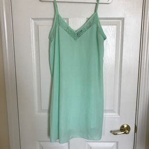 Mint Green Sheen Dress