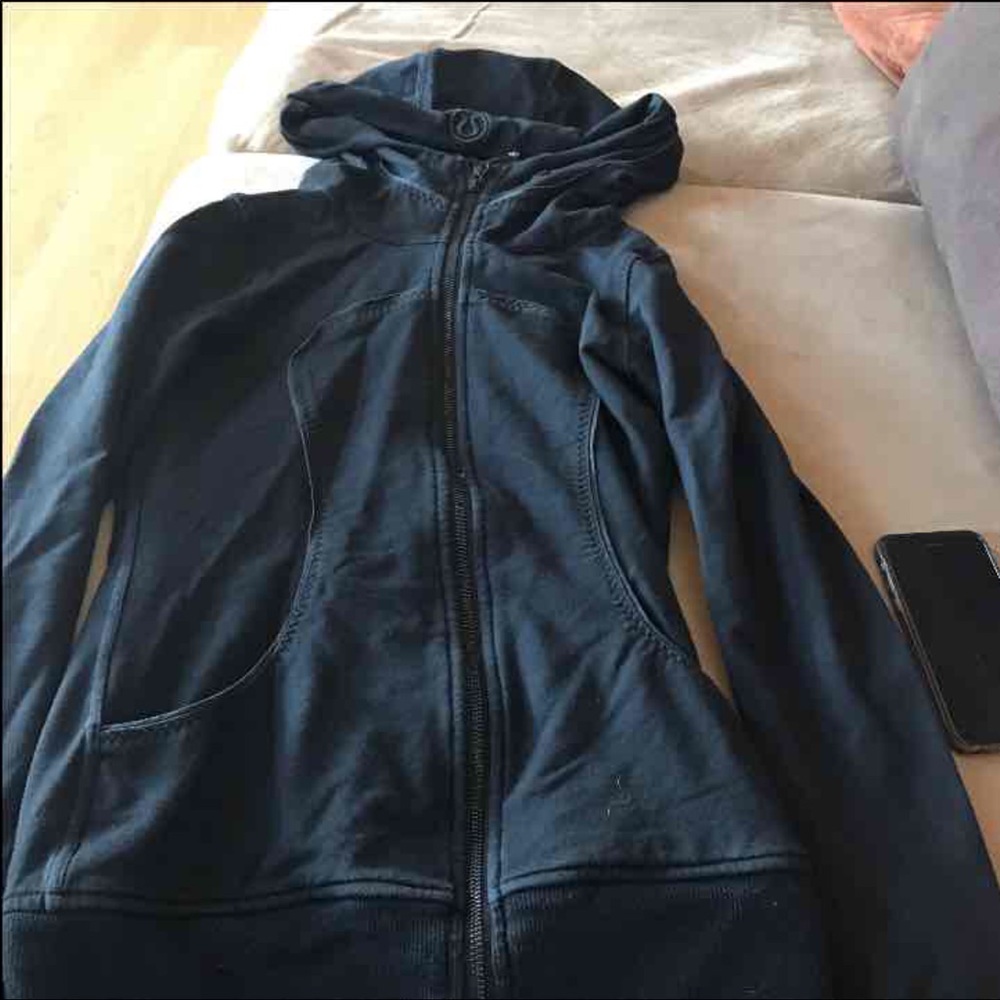 Lululemon Black Hooded Sweater Jacket