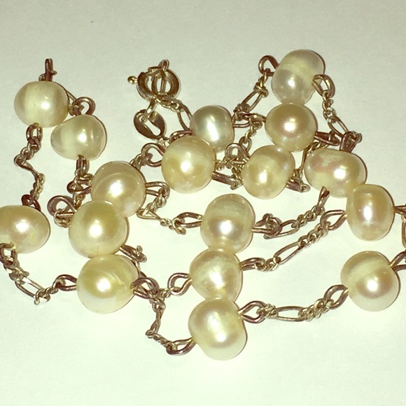 💕17 Inches Natural Pearls in 975 Sterling Silver - Picture 6 of 6