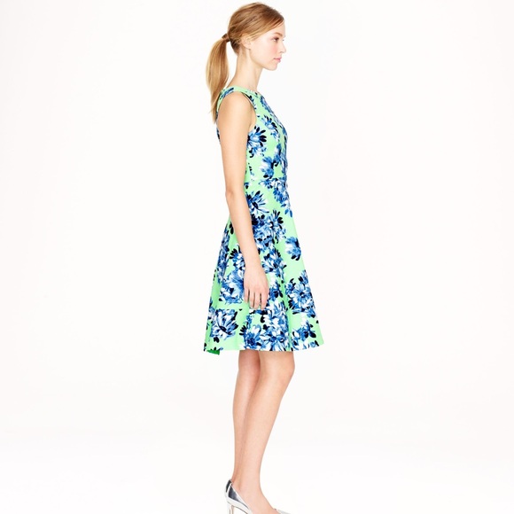 FLASH SALE J Crew Photo Floral Dress 00 - Picture 2 of 4