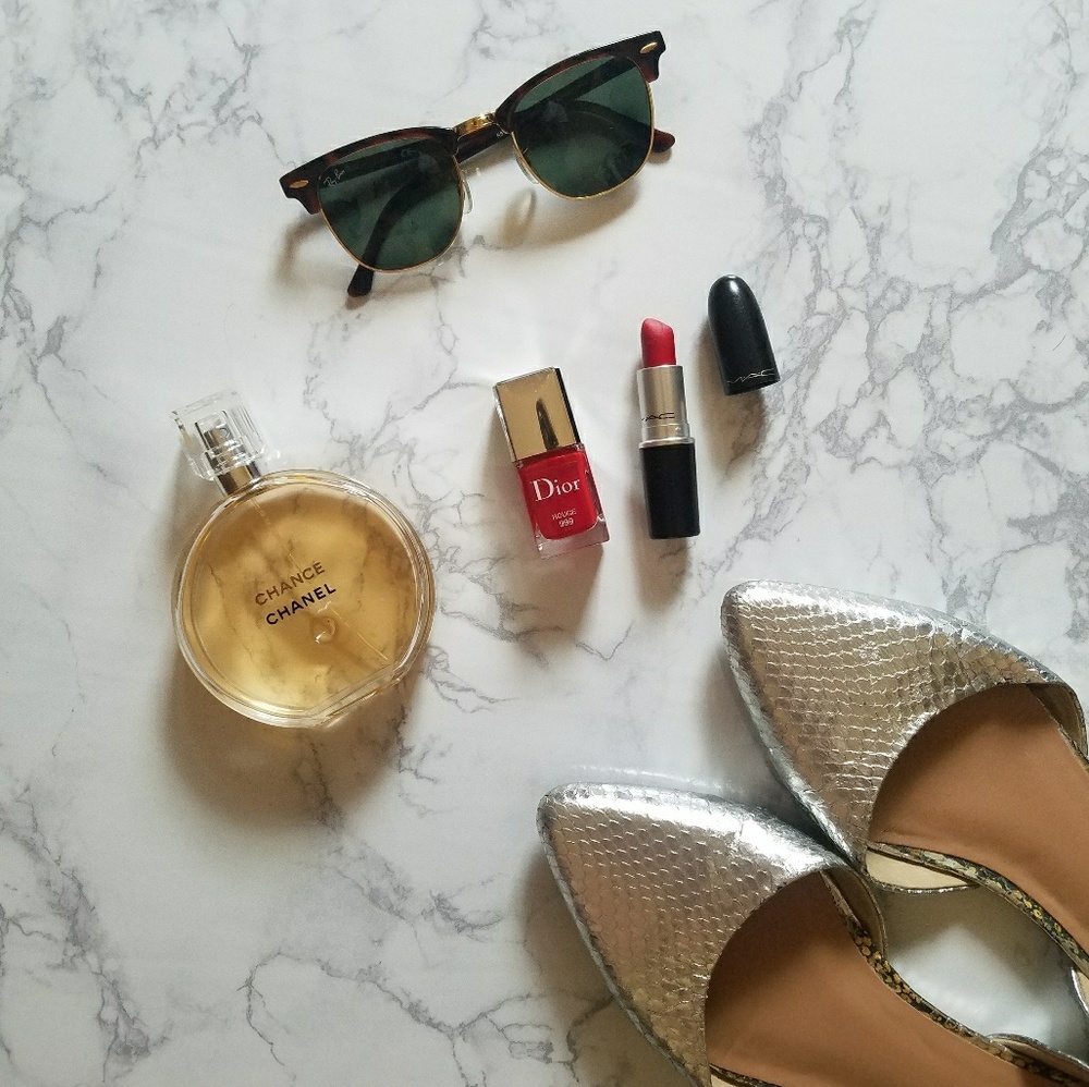Silver D'Orsay Flats