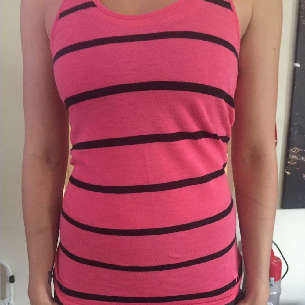 Women's Racerback Stripped Tank