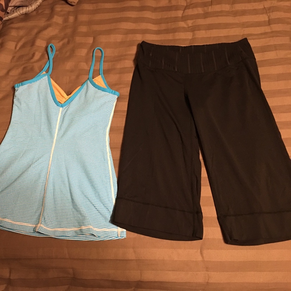 LULU LEMON BUNDLE (CAPRI+TANK) - Picture 6 of 6