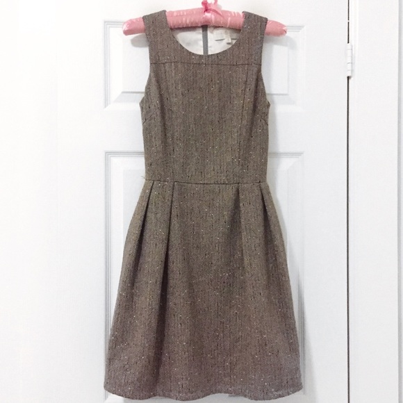 Julie Brown Tweed Dress 0 - Picture 1 of 2