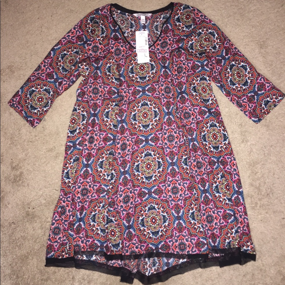 Loose Multicolored Dress