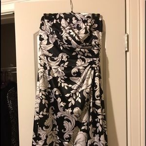 White House Black Market strapless classy dress