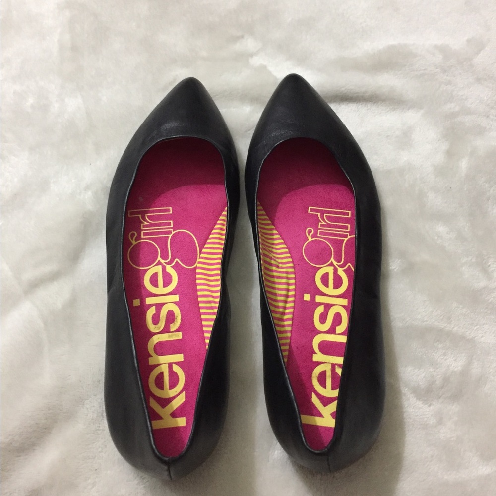 Kensie girl soft genuine leather flats