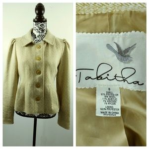 *Anthropologie* Tabitha Flecked  Peplum Jacket