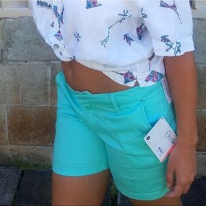 Roxy teal shorts