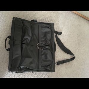 Tumi garment bag green