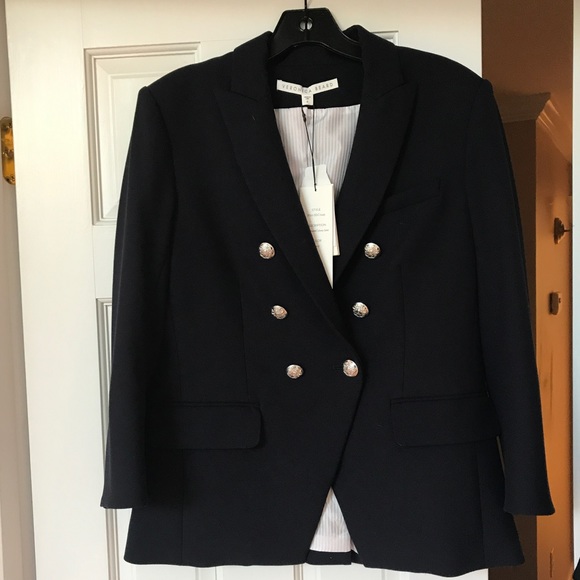 Veronica Beard Jackets & Blazers - Veronica Beard Empire Cut Away Blazer Navy sz8 NWT