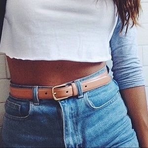 American Apparel Belt Royal Blue