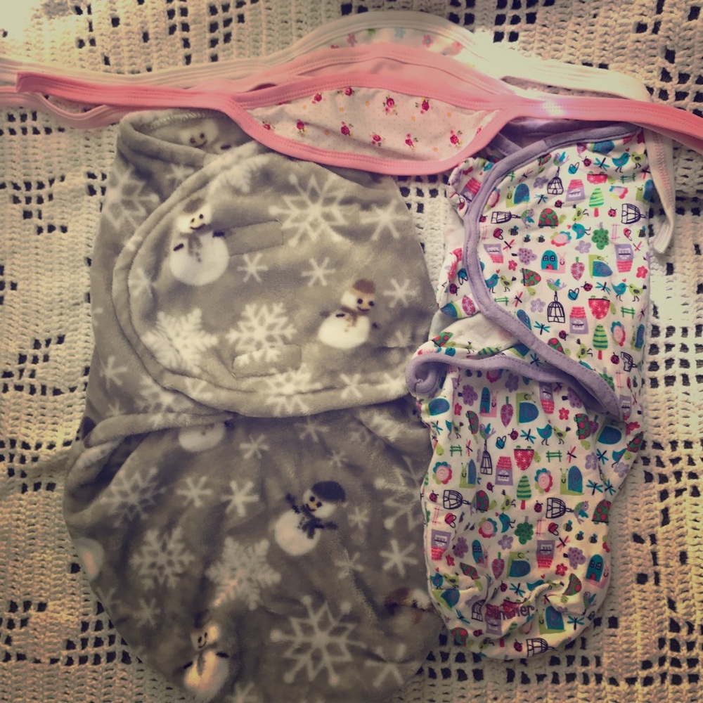 New swaddlers and belly wrap for newborns