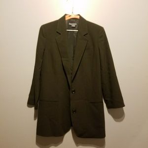 Vince olive Green Blazer Jacket size 6