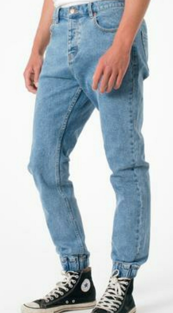 🆕Afends Reclaim Vintage Blue Denim Pants - Picture 2 of 5