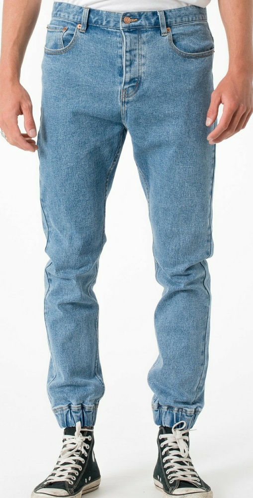 🆕Afends Reclaim Vintage Blue Denim Pants - Picture 3 of 5