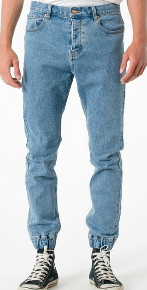 🆕Afends Reclaim Vintage Blue Denim Pants - Picture 3 of 5