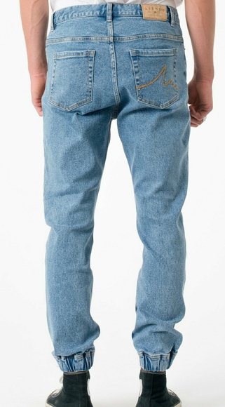 🆕Afends Reclaim Vintage Blue Denim Pants - Picture 5 of 5