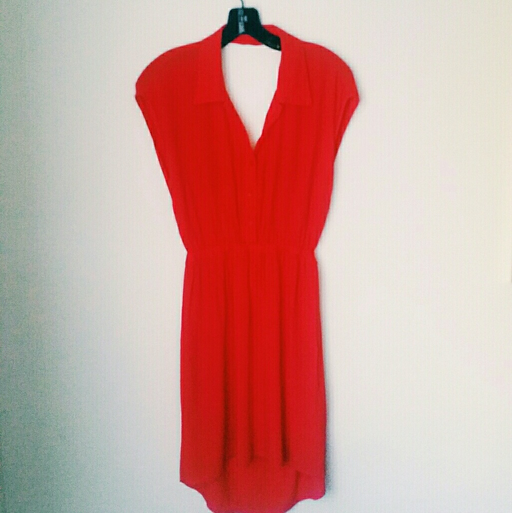 Backless Red Dress