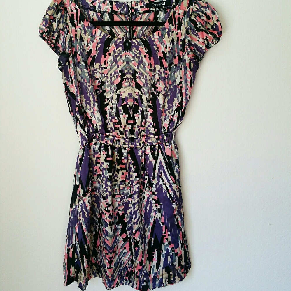 Multi Color Forever 21 Dress
