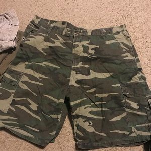 Wrangler Camouflage cargo shorts