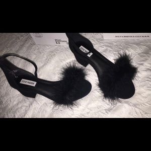 Steven Madden "Imelda" Black Suede size 8