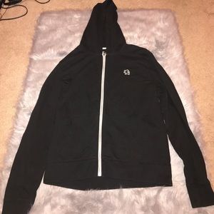 Black Express Long Sleeve Zip up