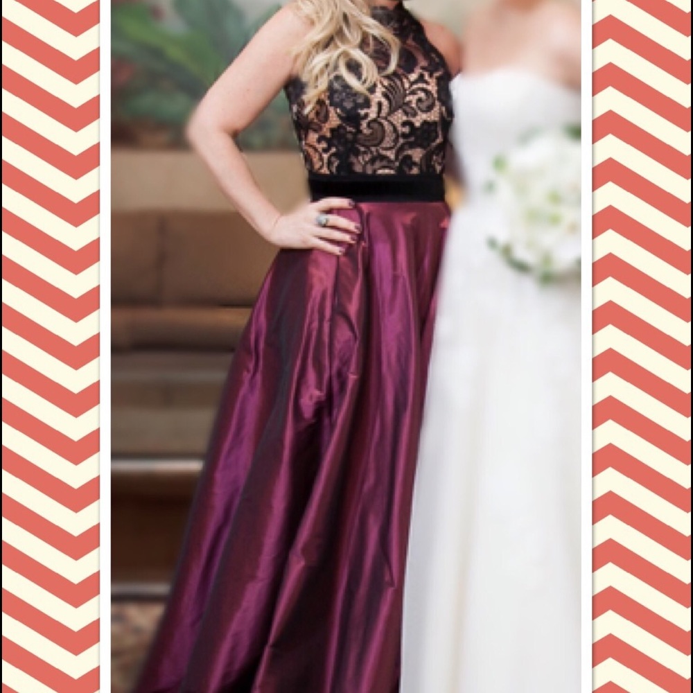 Carmen Marc Valvo ball gown