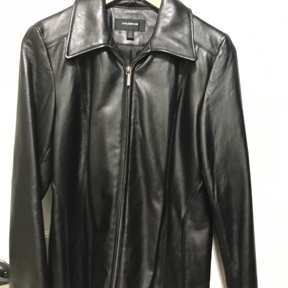 Black leather jacket!
