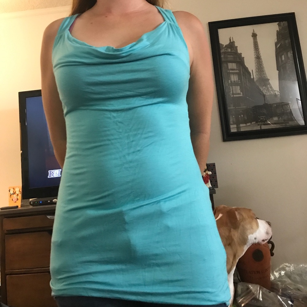 S-Twelve Blue tank top