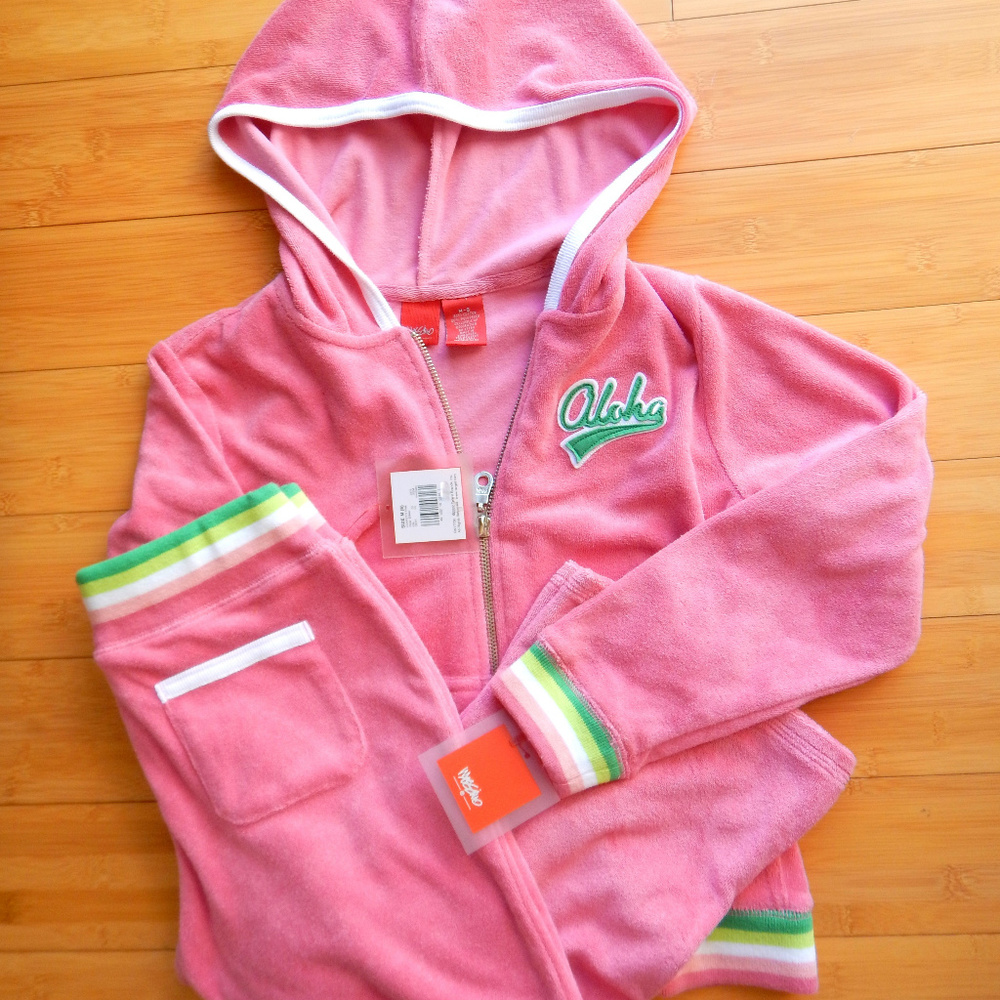[ Mossimo ] Hooded Pink Tracksuit Set