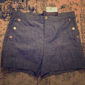 Banana Republic denim sailor shorts