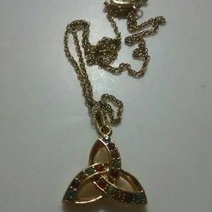 Triquerta Irish Necklace