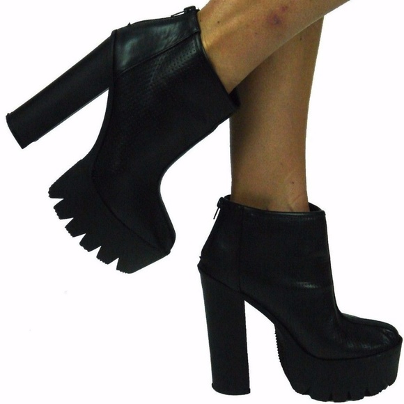 YRU Shoes - Worn Once FRH Celine Chunky platform boots-7